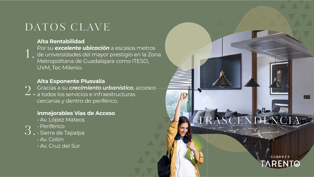 DEPARTAMENTOS EN PREVENTA CUMBRES TARENTO - Imagen 5